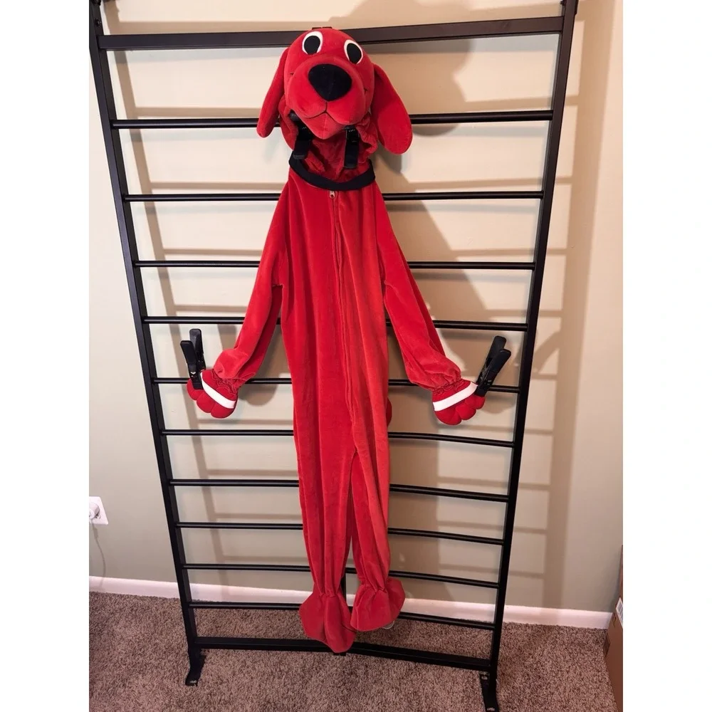 Clifford Big Red Dog Costume Rubies Boys Girls Unisex Plush Faux Velvet Medium - Picture 1 of 7